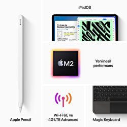 Apple 11 inç iPad Pro Wi-Fi + Cellular 512GB - Uzay Grisi  MNYG3TU/A