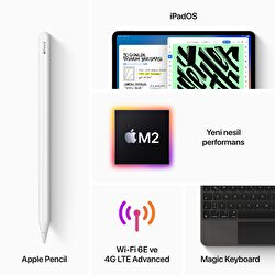 Apple 12.9 inç iPad Pro Wi-Fi + Cellular 256GB - Uzay Grisi  MP203TU/A