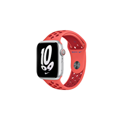 Apple Watch 45 mm Bright Crimson/Gym Red Nike Spor Kordon MPHA3ZM/A