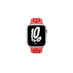 Apple Watch 45 mm Bright Crimson/Gym Red Nike Spor Kordon MPHA3ZM/A