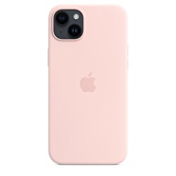 iPhone 14 Plus için MagSafe özellikli Silikon Kılıf - Puslu Pembe MPT73ZM/A