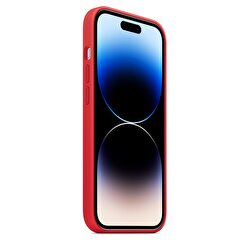 iPhone 14 Pro için MagSafe özellikli Silikon Kılıf - (PRODUCT)RED MPTG3ZM/A