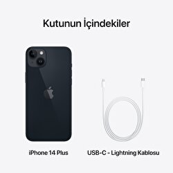 Apple iPhone 14 Plus 128GB Gece Yarısı  MQ4X3TU/A