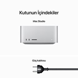 Mac Studio M2 Ultra çip 24 Çekirdekli CPU 60 çekirdekli GPU 1TB SSD MQH63TU/A