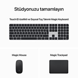 Mac Studio M2 Ultra çip 24 Çekirdekli CPU 60 çekirdekli GPU 1TB SSD MQH63TU/A