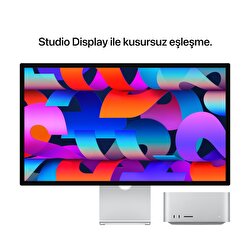 Mac Studio M2 Ultra çip 24 Çekirdekli CPU 60 çekirdekli GPU 1TB SSD MQH63TU/A