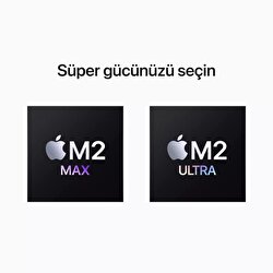 Teşhir - Mac Studio M2 Max çip 12 Çekirdekli CPU 30 çekirdekli GPU 512GB SSD MQH73TU/A