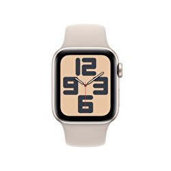 Apple Watch SE GPS 40mm Yıldız Işığı Alüminyum Kasa ve Yıldız Işığı Spor Kordon - S/M - MR9U3TU/A MR9U3TU/A