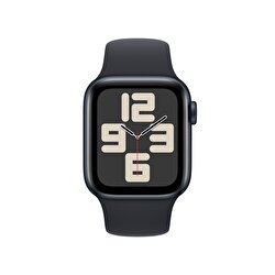 Apple Watch SE GPS 40mm Gece Yarısı Alüminyum Kasa ve Gece Yarısı Spor Kordon - S/M  MR9X3TU/A