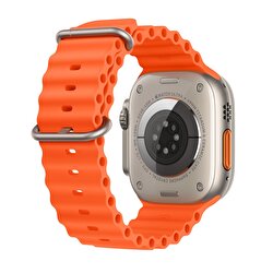 Apple Watch Ultra 2 GPS + Cellular, 49mm Titanyum Kasa ve Turuncu Ocean Kordon  MREH3TU/A