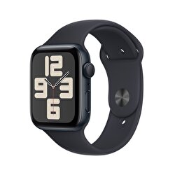 Outlet - Apple Watch SE GPS + Cellular 44mm Gece Yarısı Alüminyum Kasa ve Gece Yarısı Spor Kordon - S/M  MRH53TU/A