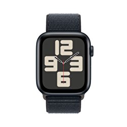 Apple Watch SE GPS + Cellular 44mm Gece Yarısı Alüminyum Kasa ve Gece Yarısı Spor Loop  MRHC3TU/A
