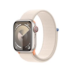 Apple Watch Series 9 GPS + Cellular 41mm Yıldız Işığı Alüminyum Kasa ve Yıldız Işığı Spor Loop - MRHQ3TU/A MRHQ3TU/A