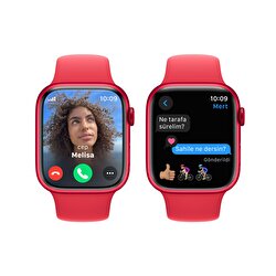 Apple Watch Series 9 GPS + Cellular 45mm (PRODUCT)RED Alüminyum Kasa ve (PRODUCT)RED Spor Kordon - M/L - MRYG3TU/A MRYG3TU/A