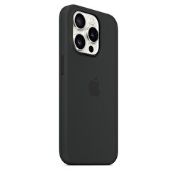 Apple iPhone 15 Pro için MagSafe özellikli Silikon Kılıf - Siyah MT1A3ZM/A