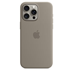Apple iPhone 15 Pro Max için MagSafe özellikli Silikon Kılıf - Kil Rengi MT1Q3ZM/A