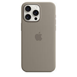 Apple iPhone 15 Pro Max için MagSafe özellikli Silikon Kılıf - Kil Rengi MT1Q3ZM/A