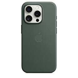 Apple iPhone 15 Pro için MagSafe özellikli Mikro Dokuma Kılıf - Kermes Meşesi MT4U3ZM/A