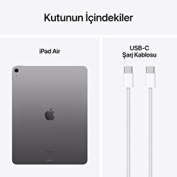 Apple 13 inç iPad Air M2 Wi-Fi 512GB Uzay Grisi  MV2J3TU/A
