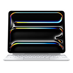 13 inç iPad Pro (M4) için Magic Keyboard - Türkçe Q Klavye - Beyaz MWR43TQ/A