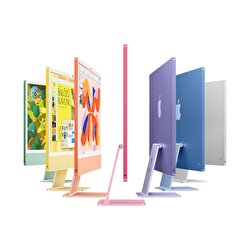 Apple iMac 24inc Retina 4.5K, M4 10-core CPU, 10-core GPU, 16GB Bellek, 512GB SSD, Mavi MWV33TU/A