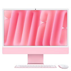 Apple iMac 24inc Retina 4.5K, M4 10-core CPU, 10-core GPU, 16GB Bellek, 512GB SSD, Pembe MWV53TU/A