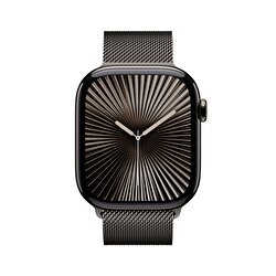 Apple Watch Series 10 GPS + Cellular 46mm Arduvaz Titanyum Kasa Arduvaz Milano Loop - M/L MWYW3TU/A