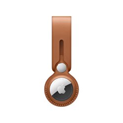 Apple AirTag Leather Loop - Saddle Brown MX4A2ZM/A