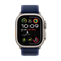 Apple Watch Ultra 2 GPS + Cellular 49mm Natürel Titanyum Kasa Mavi Trail Loop - M/L MX4L3TU/A