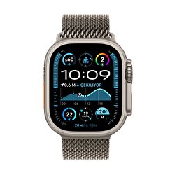 Apple Watch Ultra 2 GPS + Cellular 49mm Natürel Titanyum Kasa Natural Titanium Milano Loop - L MX5T3TU/A