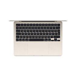 MacBook Air 13 inç M3 Çip 8CPU 10GPU 16GB Bellek 512GB SSD Yıldız Işığı MXCU3TU/A