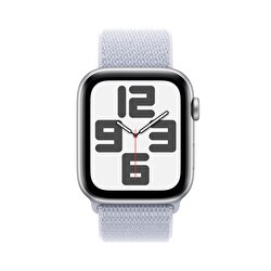 Apple Watch SE GPS 40mm Gümüş Rengi Alüminyum Kasa Bulut Mavisi Spor Loop MXEE3TU/A