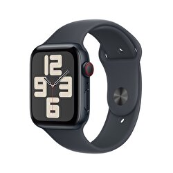 Apple Watch SE GPS + Cellular 40mm Gece Yarısı Alüminyum Kasa Gece Yarısı Spor Kordon - S/M MXGC3TU/A