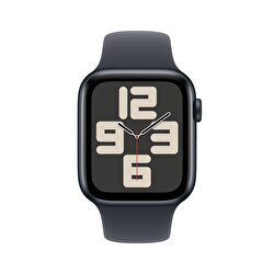 Apple Watch SE GPS + Cellular 40mm Gece Yarısı Alüminyum Kasa Gece Yarısı Spor Kordon - S/M MXGC3TU/A