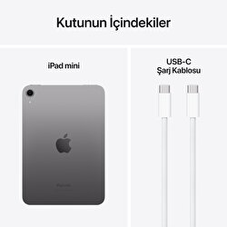 Apple iPad Mini 128GB 8.3" Wi-Fi Uzay Grisi  MXN63TU/A