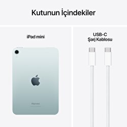 Apple iPad Mini 128GB 8.3" Wi-Fi Mavi MXN73TU/A