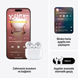 AirPods 4 Aktif Gürültü Engelleme Özellikli MXP93TU/A