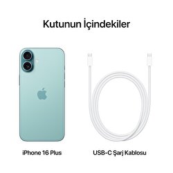 Apple iPhone 16 Plus 256GB Deniz Mavisi  MXY53TU/A