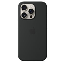 iPhone 16 Pro için MagSafe özellikli Silikon Kılıf - Siyah MYYJ3ZM/A