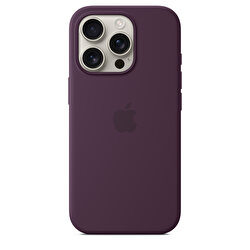 iPhone 16 Pro için MagSafe özellikli Silikon Kılıf - Kırmızı Erik MYYM3ZM/A