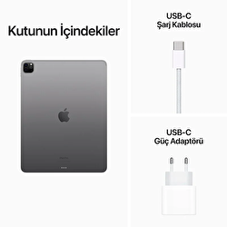 Apple 12.9 inç iPad Pro Wi-Fi 128GB - Uzay Grisi - TEŞHİR TEŞHİR-MNXP3TU/A