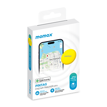Momax PinTag Find My Tracker - Sarı
