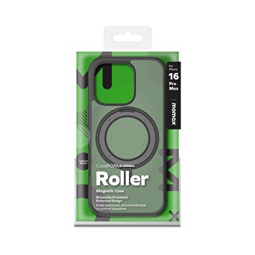 Momax iPhone 16 Pro Max Roller Magsafe Kılıf-Siyah