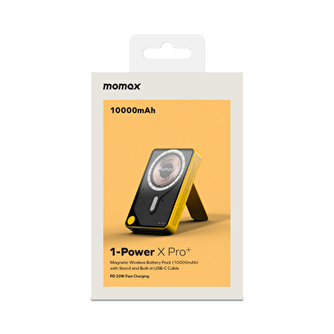 Momax XPro MagSafe Stand 10000mAh Powerbank-Sarı