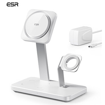 ESR HaloLock 3 in 1 MagSafe Stand - Beyaz