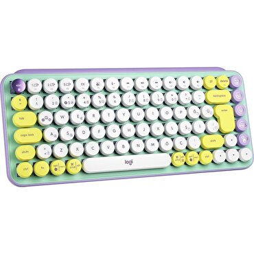 Logitech POP Kablosuz Klavye - Lila 5099206101951