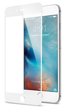 Vipo iPhone 8 / 7 Tempered Glass FulFit Cam Ekran Koruyucu (Beyaz)
