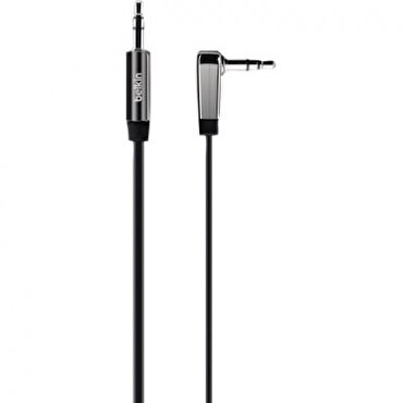 Belkin 3.5mm Flat Aux Audio Kablosu (0.9m/Siyah)