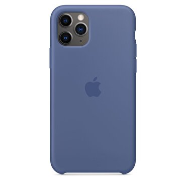 iPhone 11 Pro Max için Silikon Kılıf - Loş Mavi MY122ZM/A