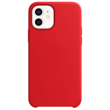 Buff iPhone 12 Mini Rubber Fit Kılıf - Kırmızı 6959633411537